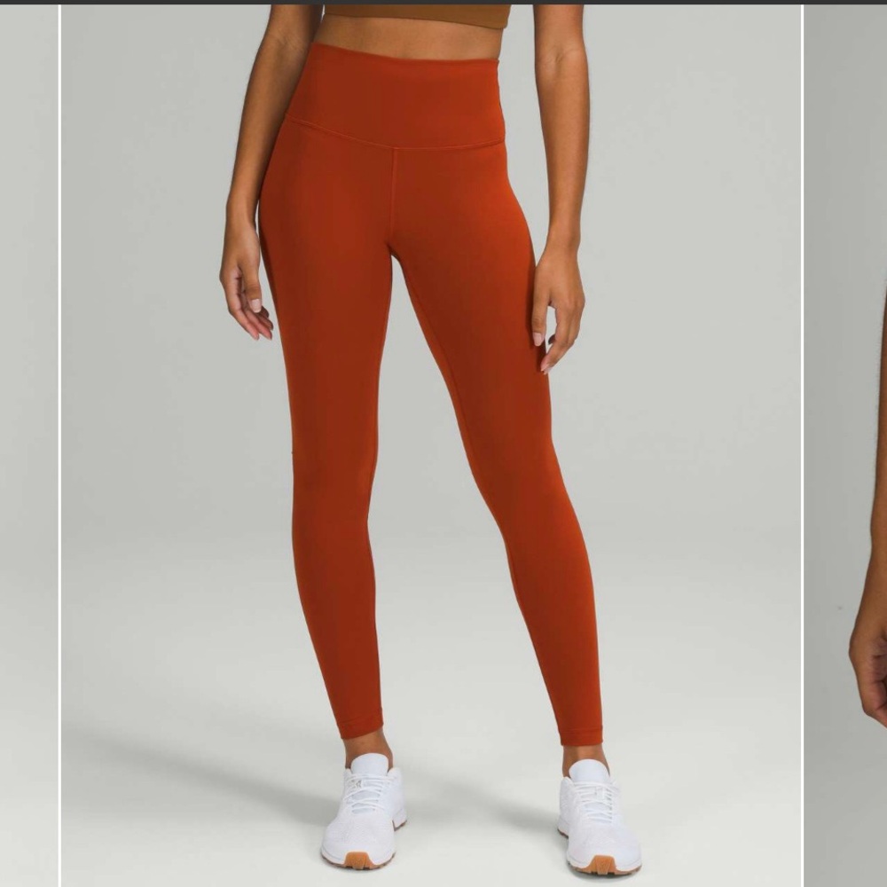 Lululemon Wunder Train High-Rise Tight 28” Aztec Brick Size 8